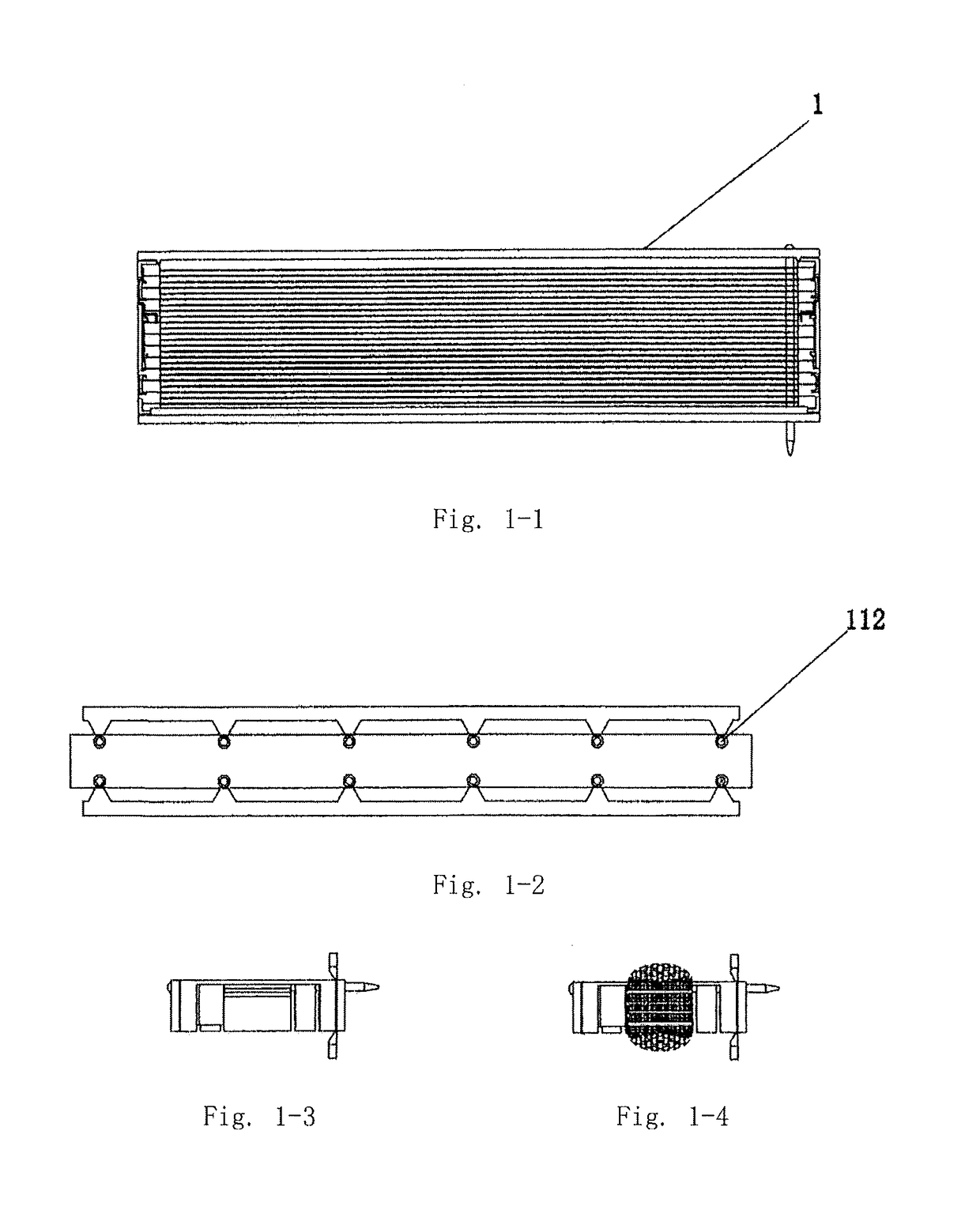 Semi-enclosed air cleaner used in an air-conditioner