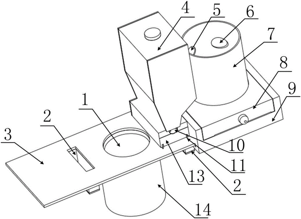 Modularized treatment device and method for selective laser melting powder of precious metal