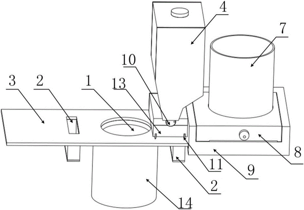 Modularized treatment device and method for selective laser melting powder of precious metal