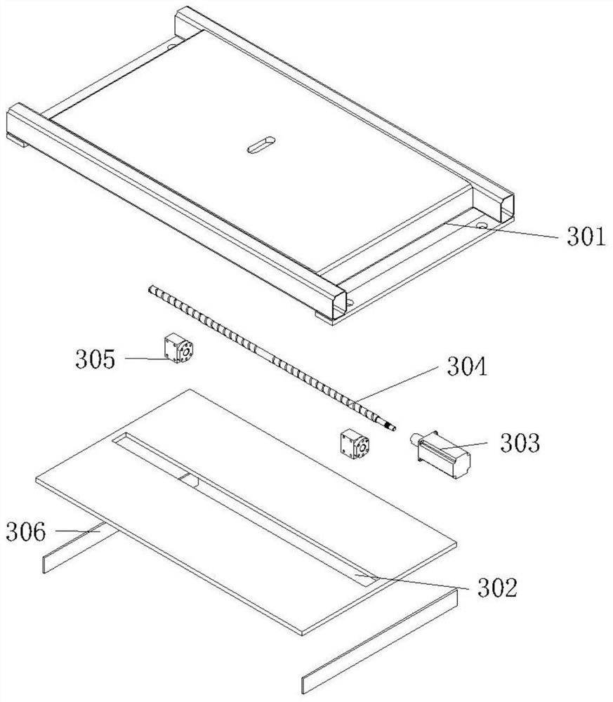 Blockboard appearance flatness detection device for wood processing