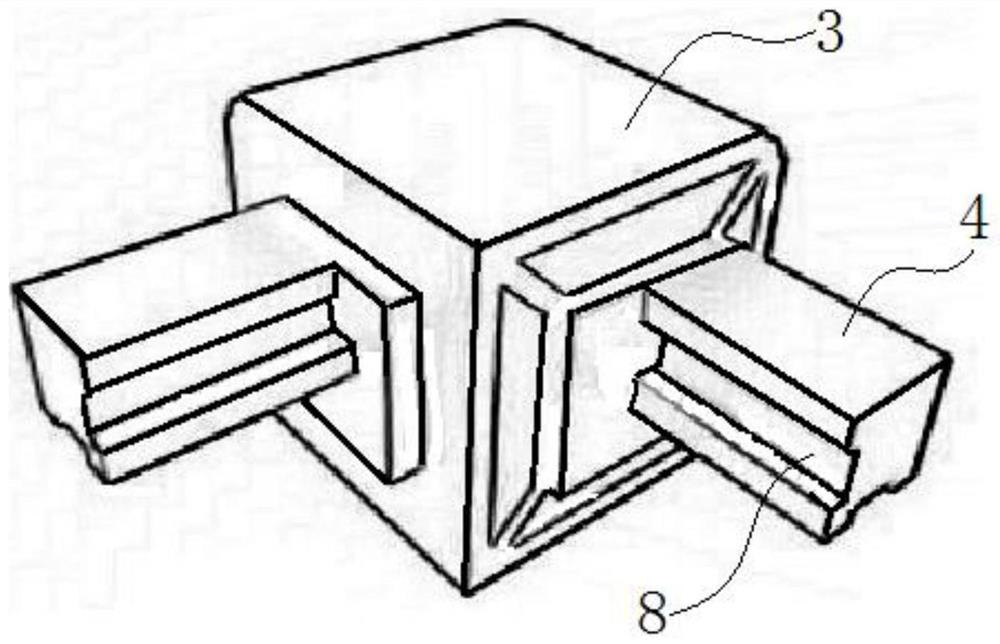 A welding-free frame end connection structure