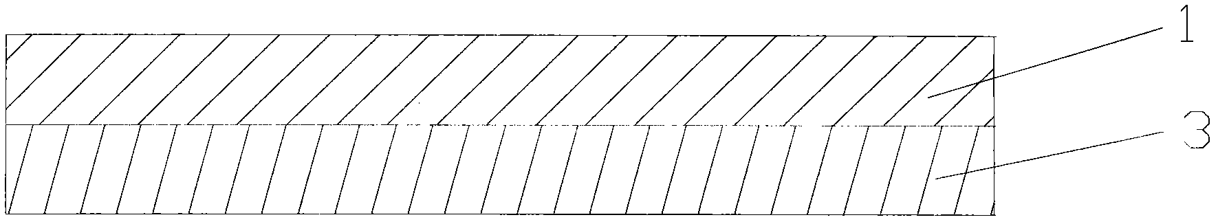 Glittering and permeation-preventing knitted wool fabric