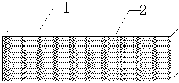 Production process of prefabricated concrete wallboard containing rough surface