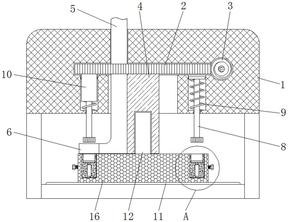 Continuous forming device for powder metallurgy based on limiting transmission