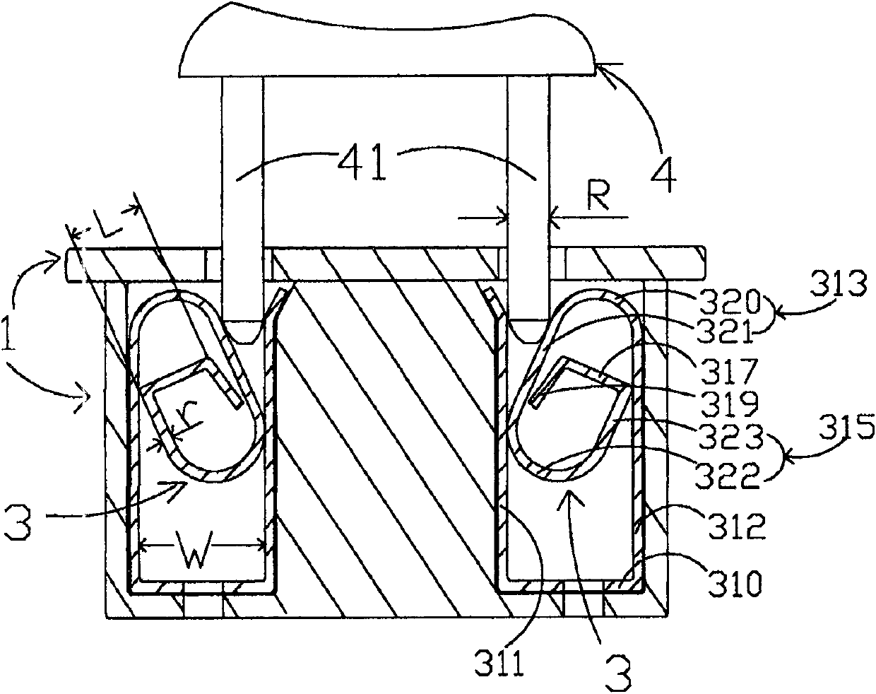 Sleeve of power supply socket