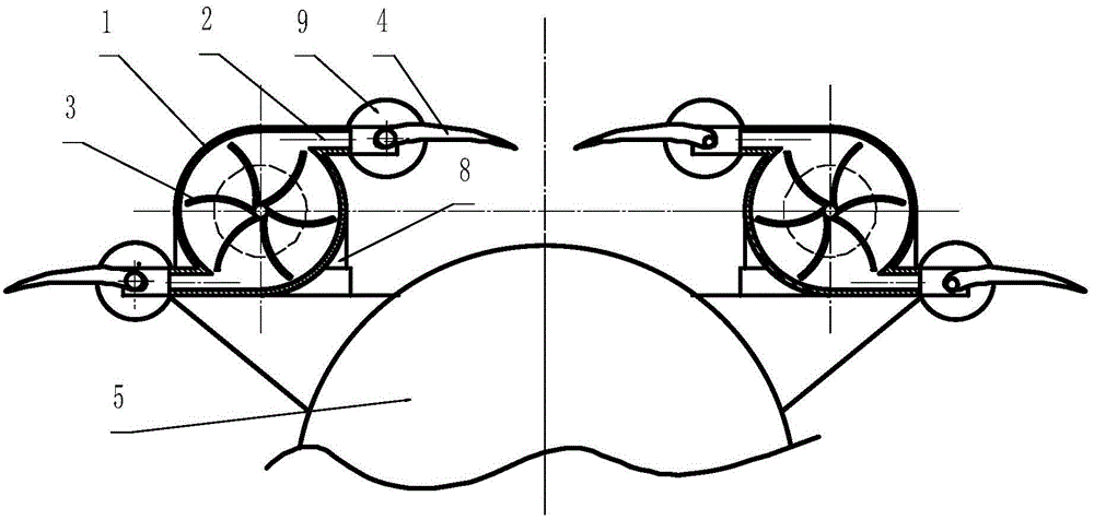 Lifting single bodies for vertical landing gear with fixed wings