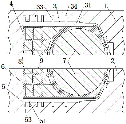 Low-cost and dead-head-free gate valve casting