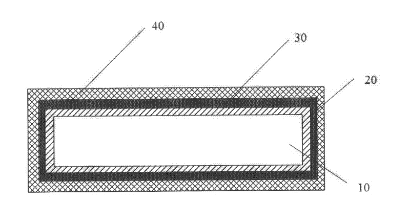 Method for manufacturing composite coating on base material and section bar obtained therethrough