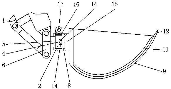 Soil-filling excavation bucket for use in constructional engineering