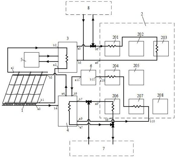 Efficient integrated system utilizing solar radiation medium-temperature heating and sky radiation refrigeration