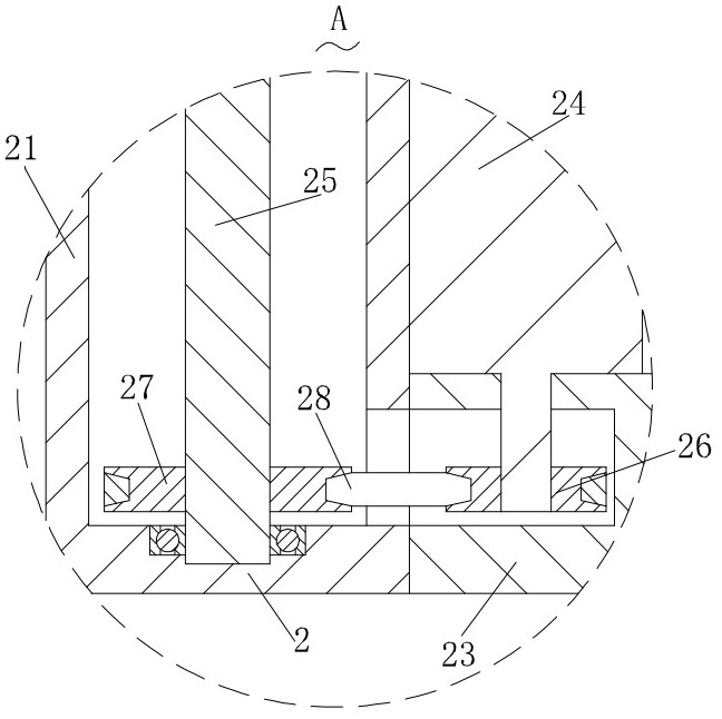 Drilling device for stone mining