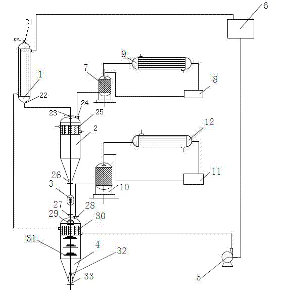 Continuous-processing caprolactam polymerization kettle