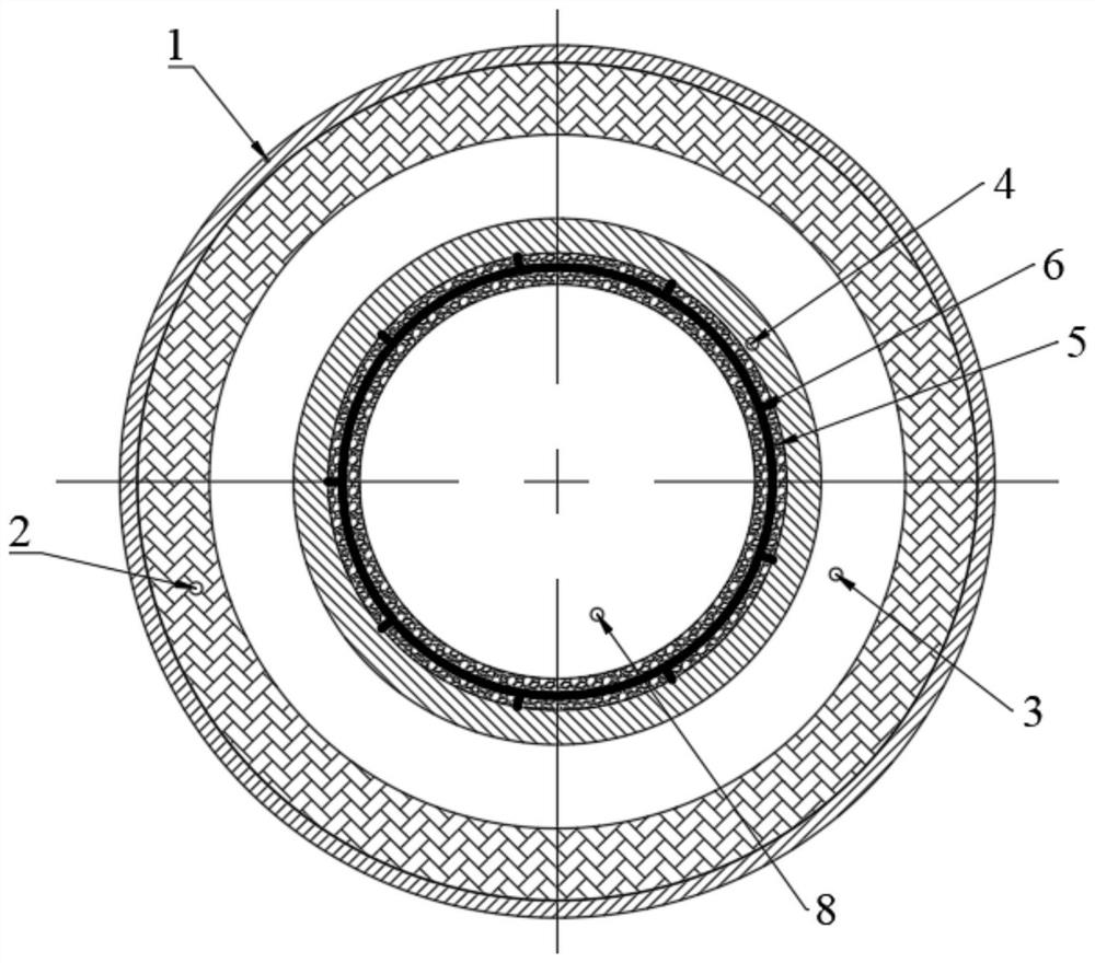 Temperature-resistant anti-corrosion lining coating for riser heat exchanger and construction method thereof