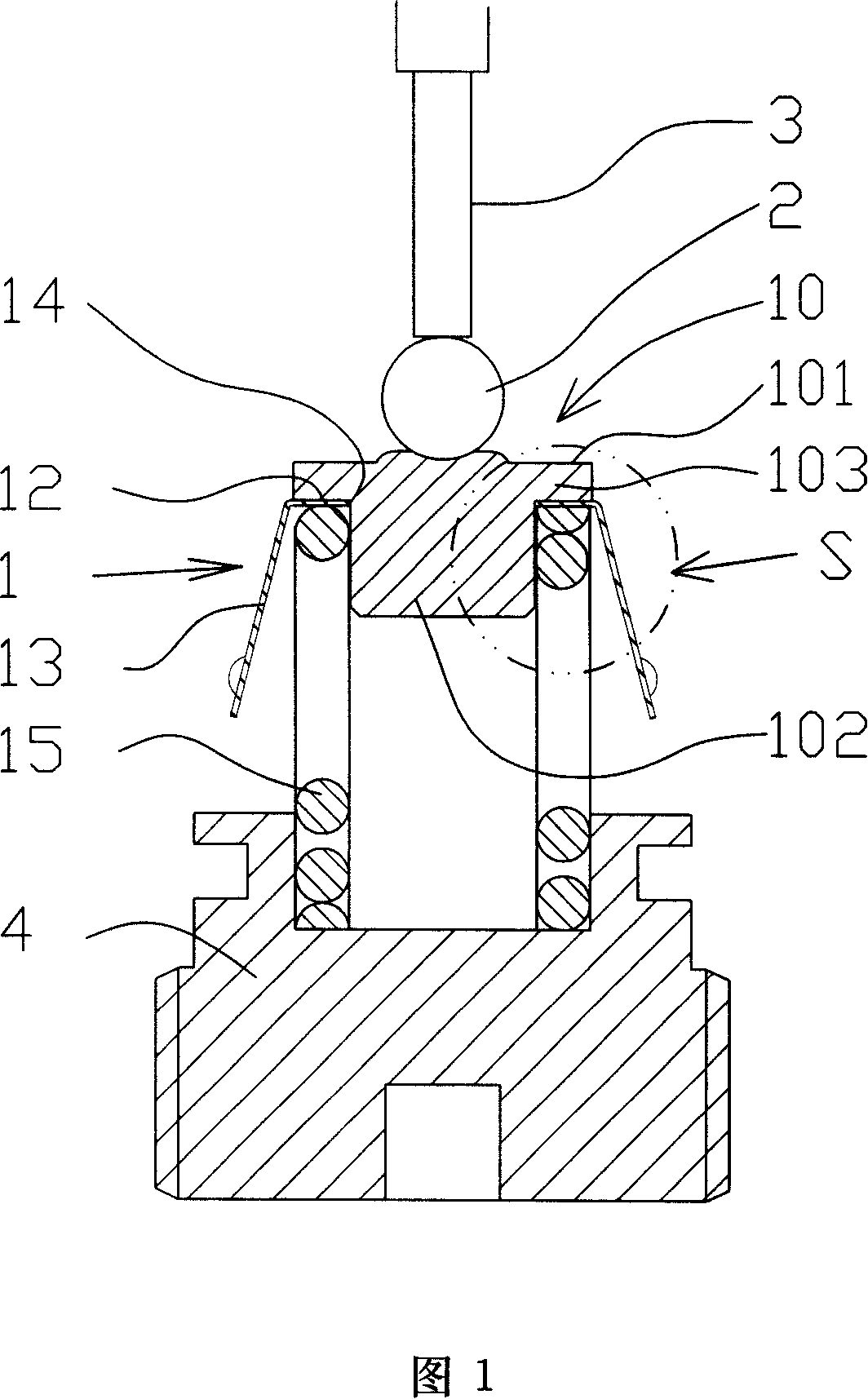 Heat expansion valve