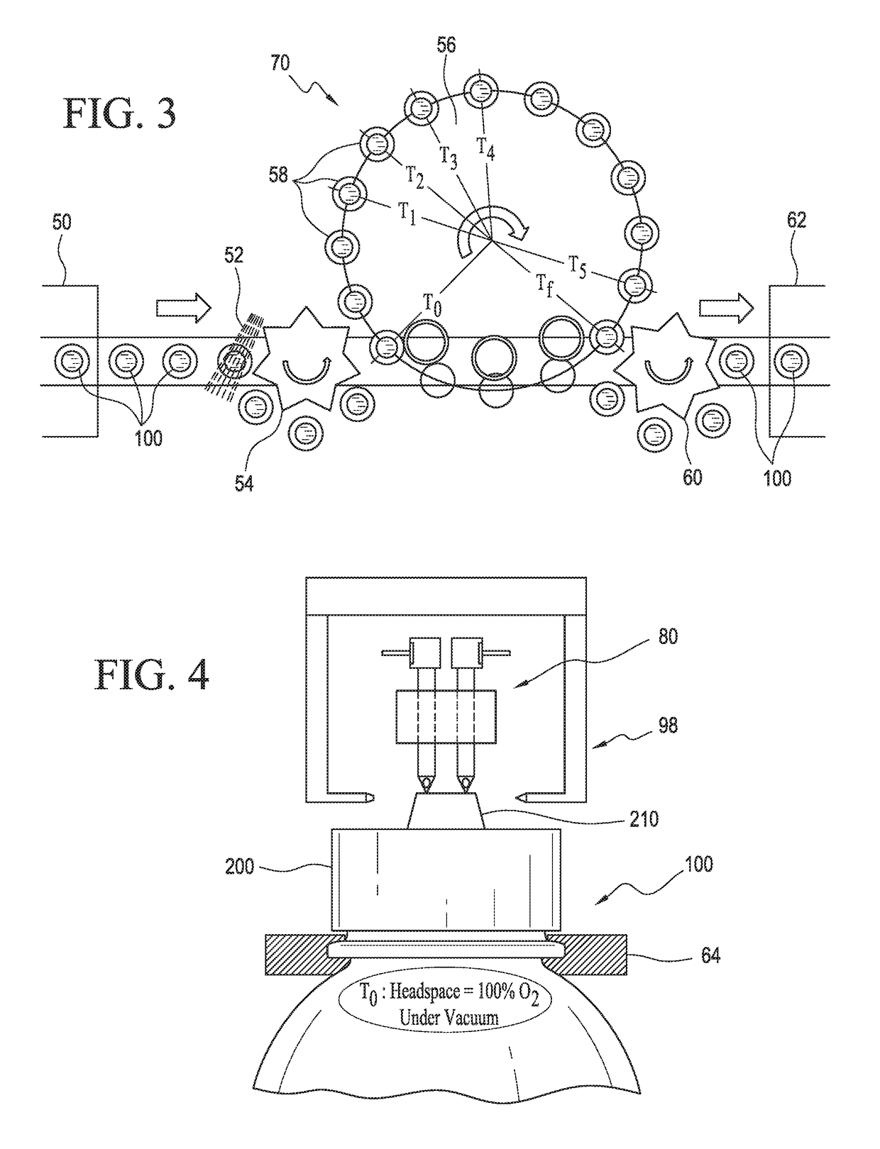 System and method of transferring matter through a sealed container