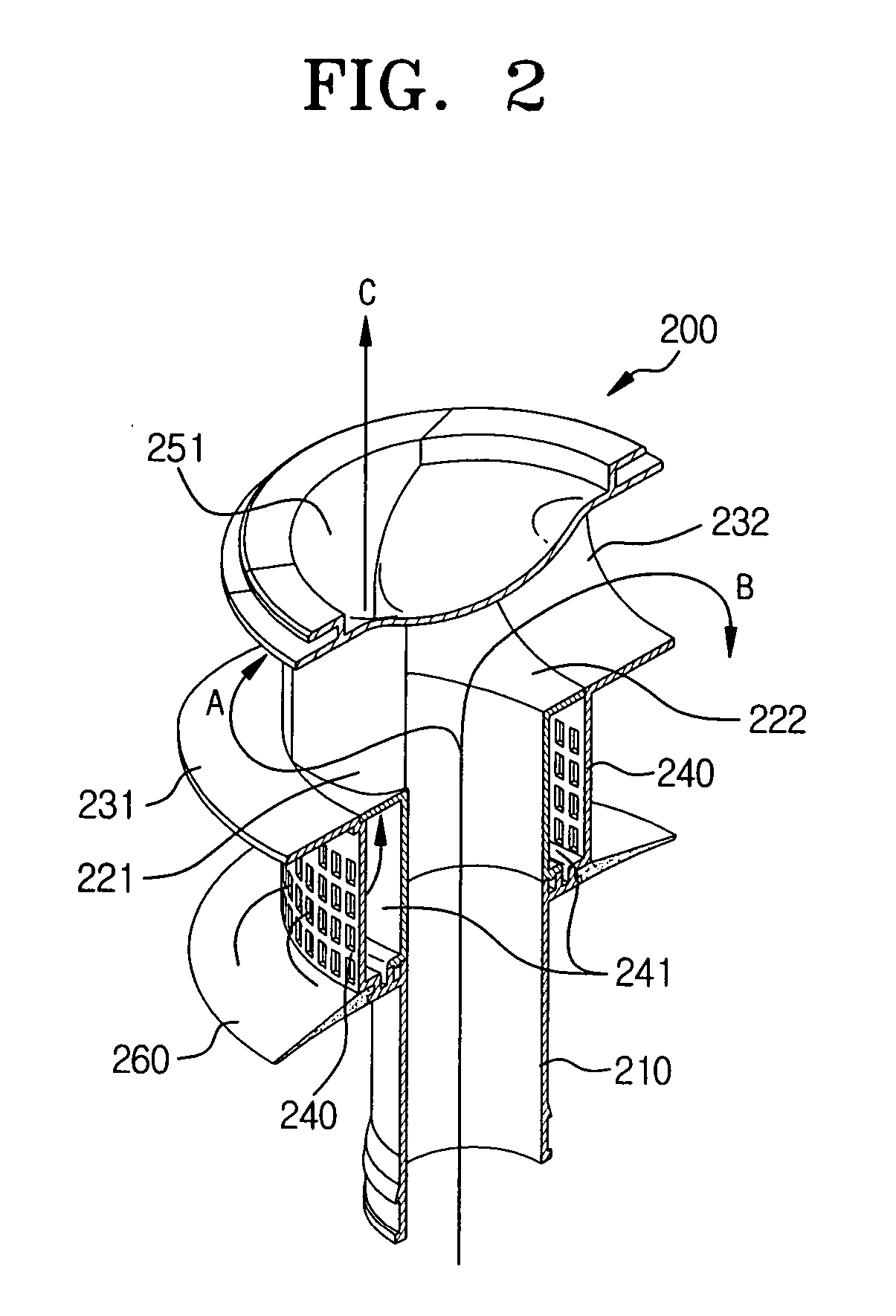 Dust collecting apparatus of vacuum cleaner