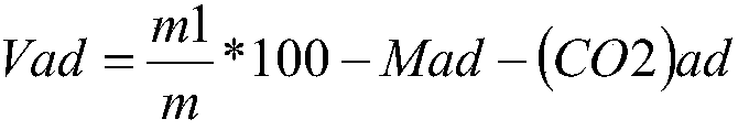 Method for accurately measuring evaporated mass in coal