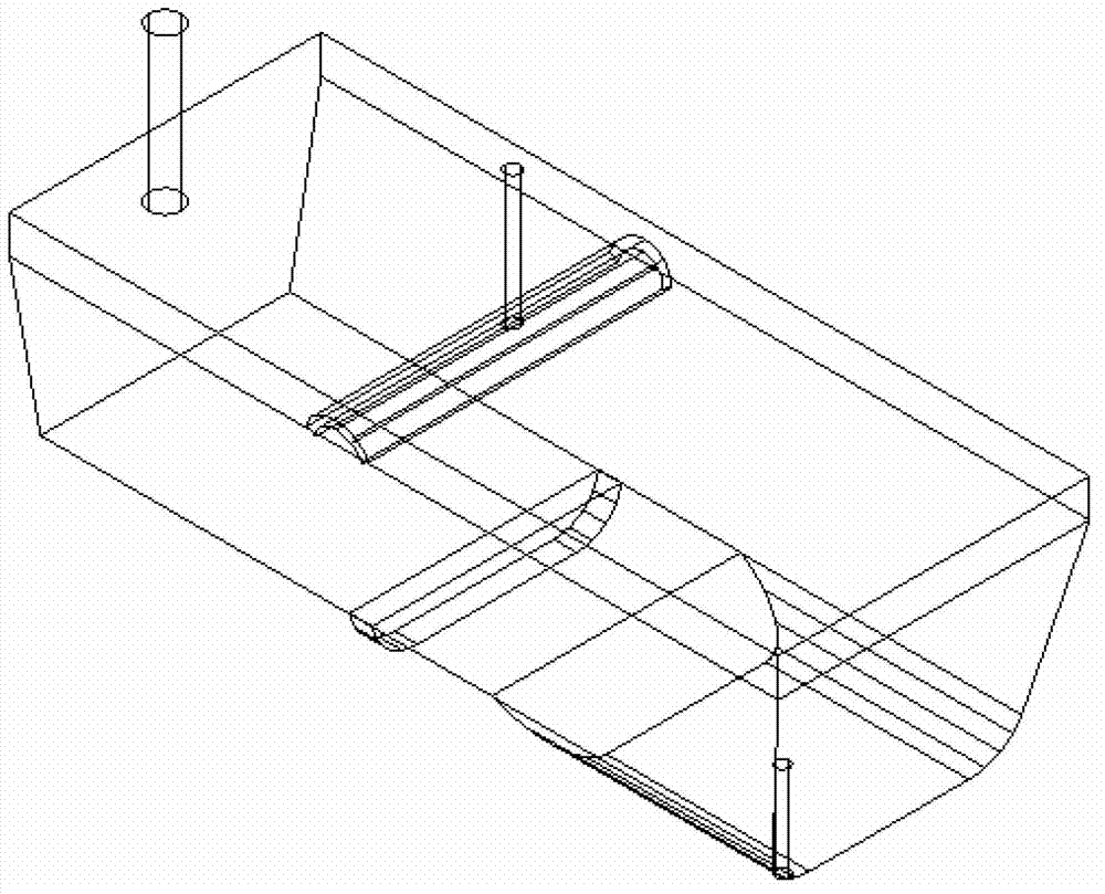 Blowing and refining device and method used for removing tundish molten steel inclusion