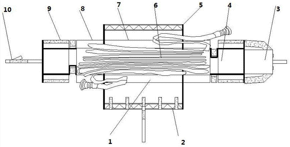 Fire hose laying system and laying method thereof