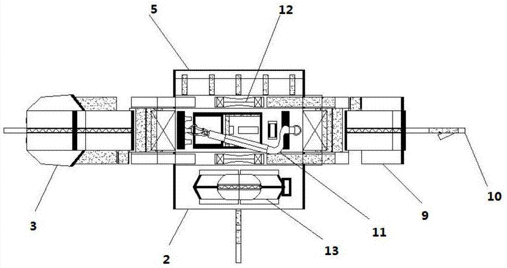 Fire hose laying system and laying method thereof