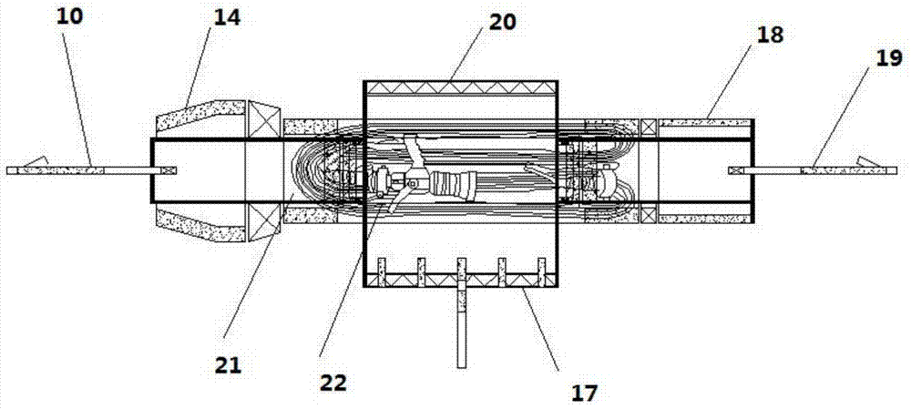 Fire hose laying system and laying method thereof