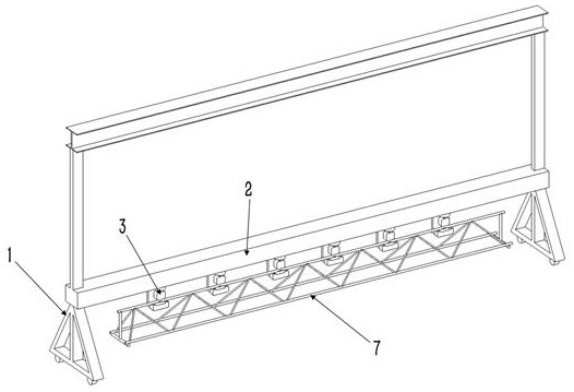 Construction method of a prefabricated floor slab