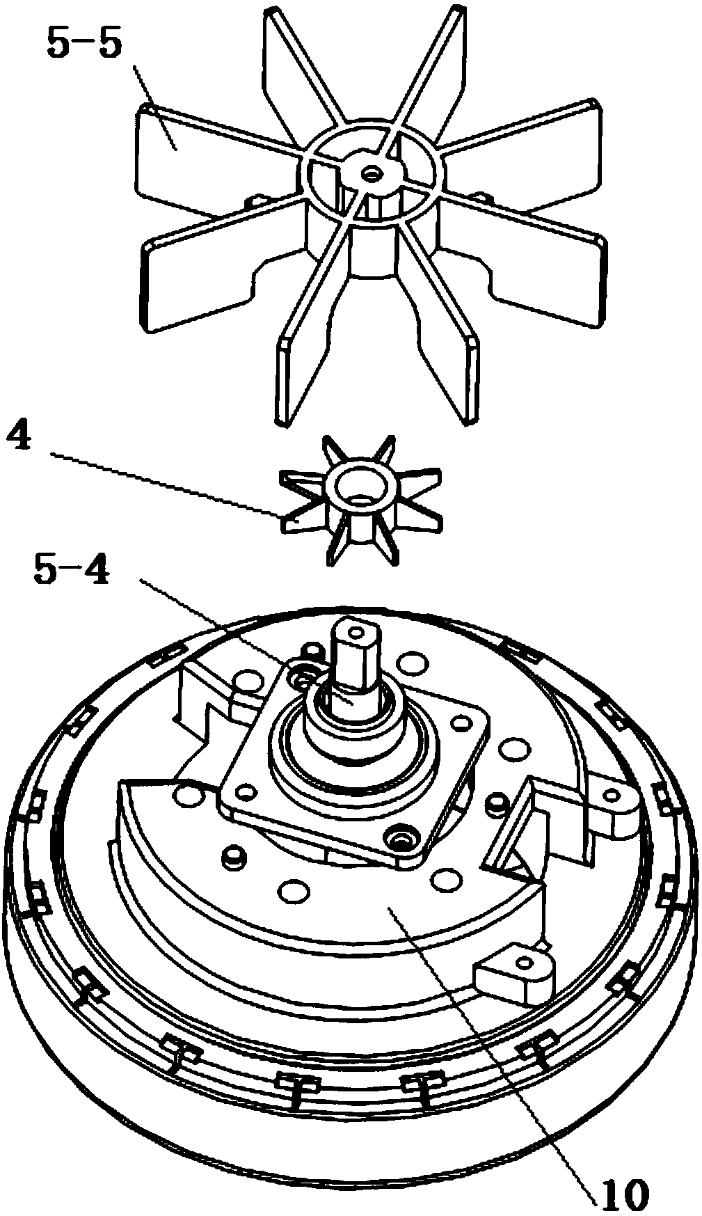 Water-circulation fruit and vegetable washing machine and working method thereof