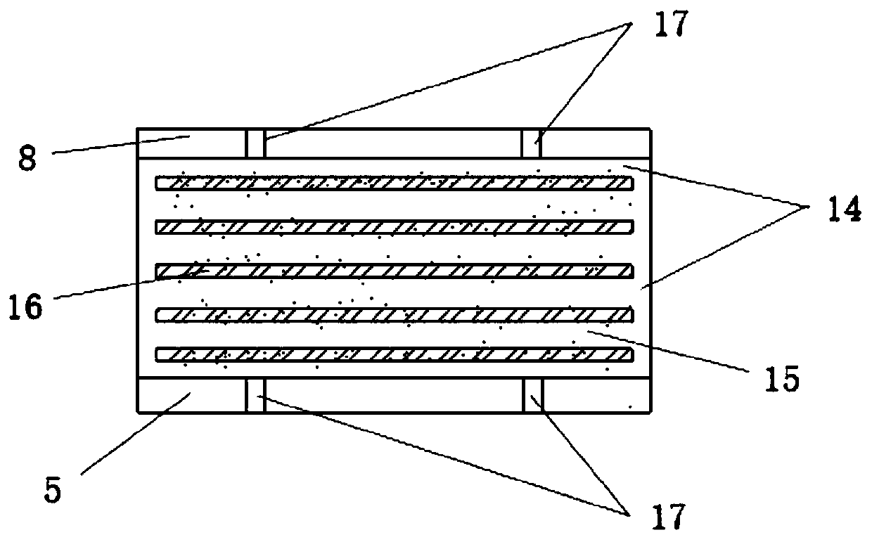 Integral abutment-concrete filled steel tube pile joint with laminated rubber and construction method