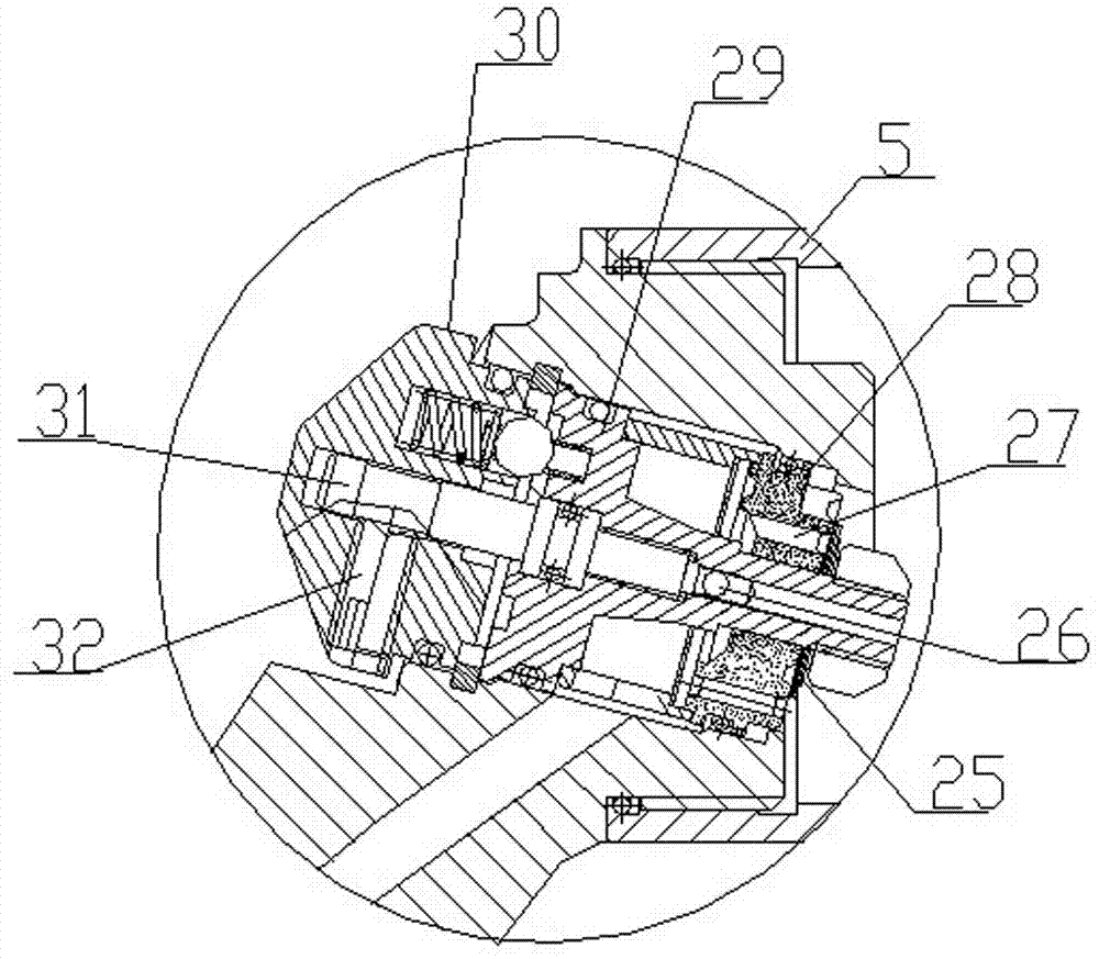 Motorcycle shock absorber with damping force adjustable