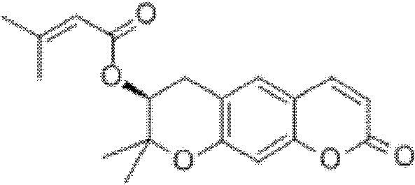 Application of decursin as agricultural insecticide