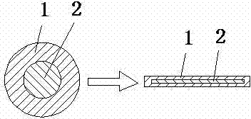 Magnesium-aluminum multilayer composite plate and machining method thereof