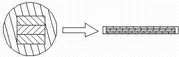 Magnesium-aluminum multilayer composite plate and machining method thereof