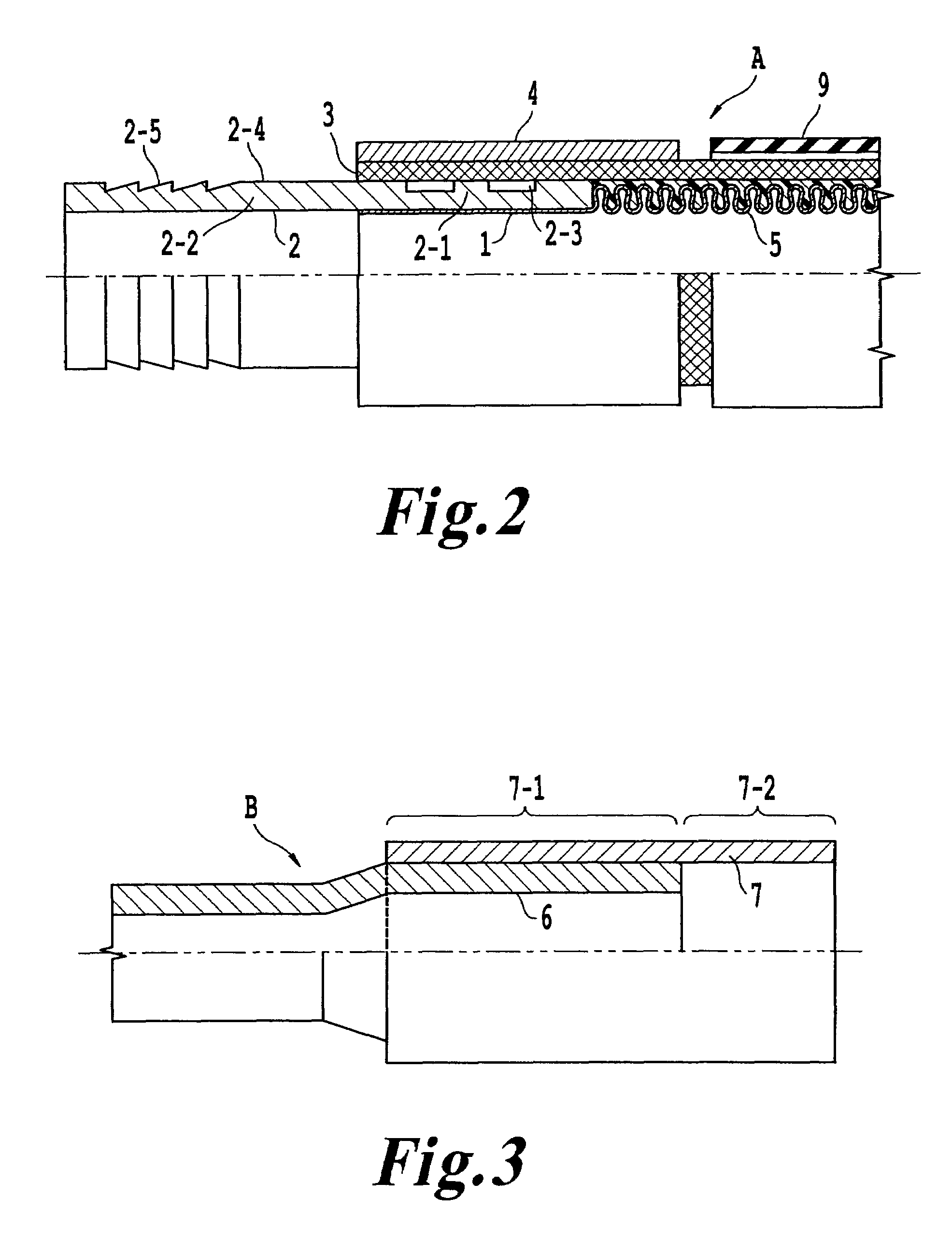 Connection structure for different kinds of metal tubes