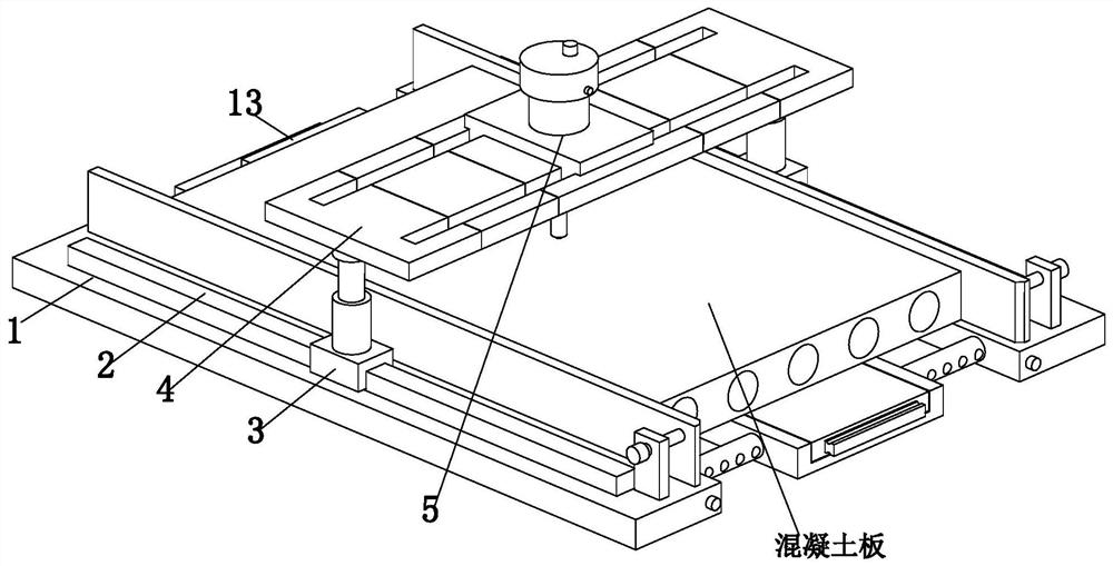 A concrete slab thickness detector