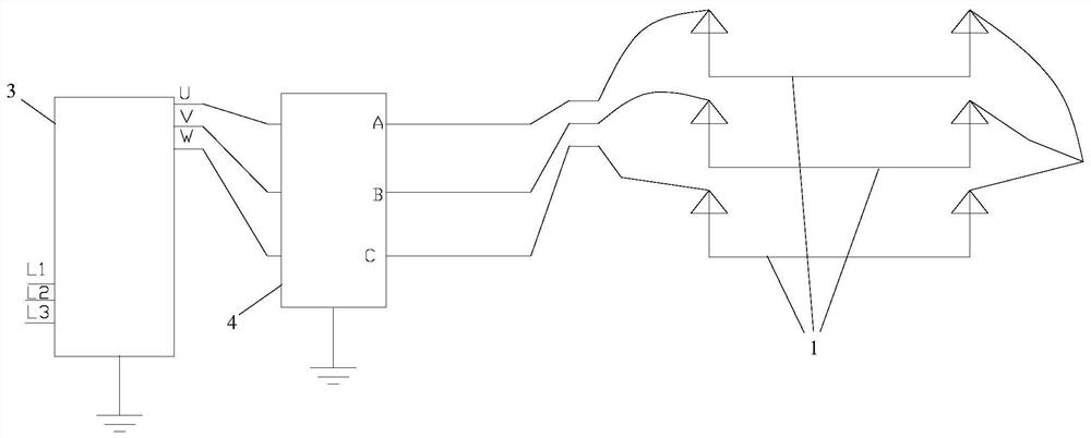 Test method for testing cross interconnection performance of cable on laying site