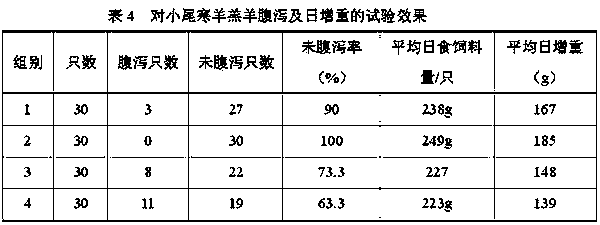 Composite preventing and treating lamb dysentery and application thereof