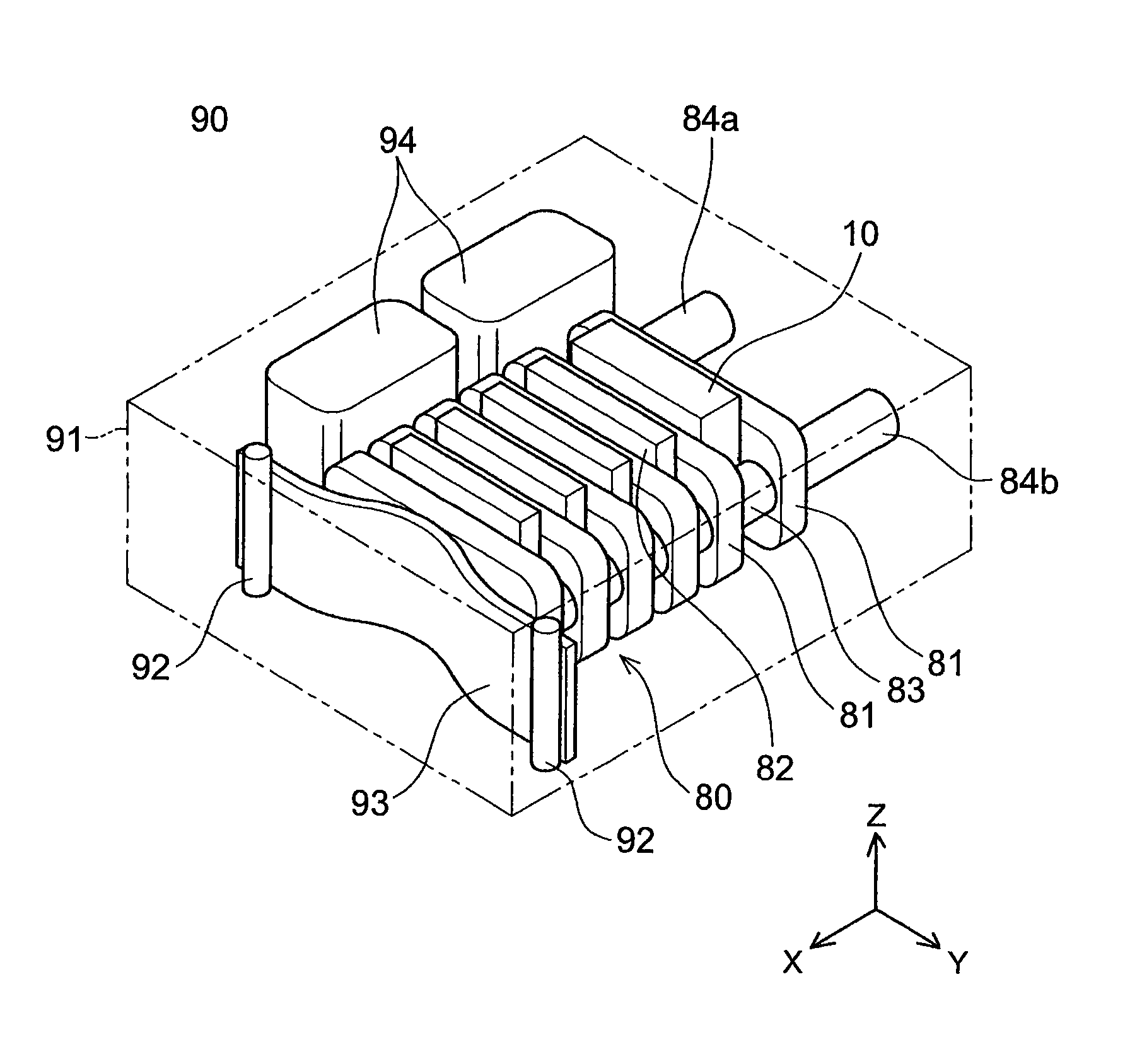 Reactor provided with a cooler