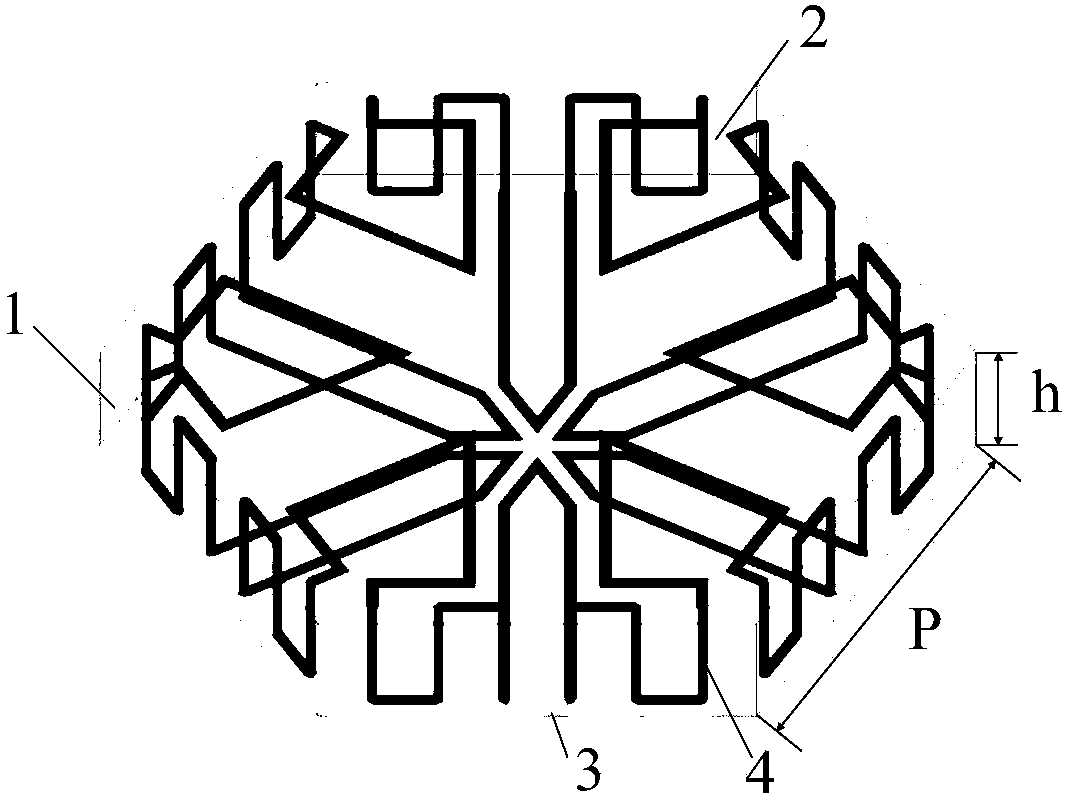 2.5D braided structure-based high-angular stability frequency selective surface