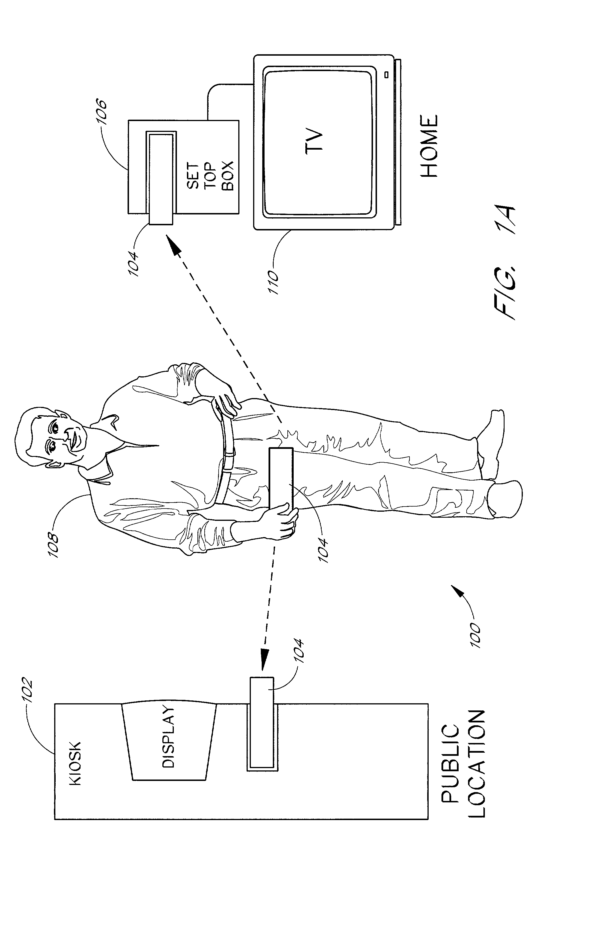 Video content distribution system including an interactive kiosk, a portable content storage device, and a set-top box