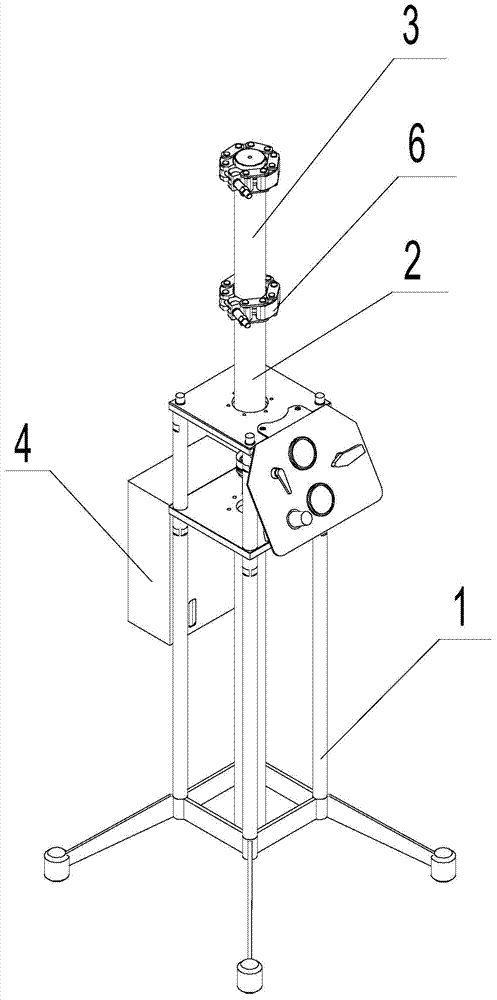 Static axial compression column assembling machine