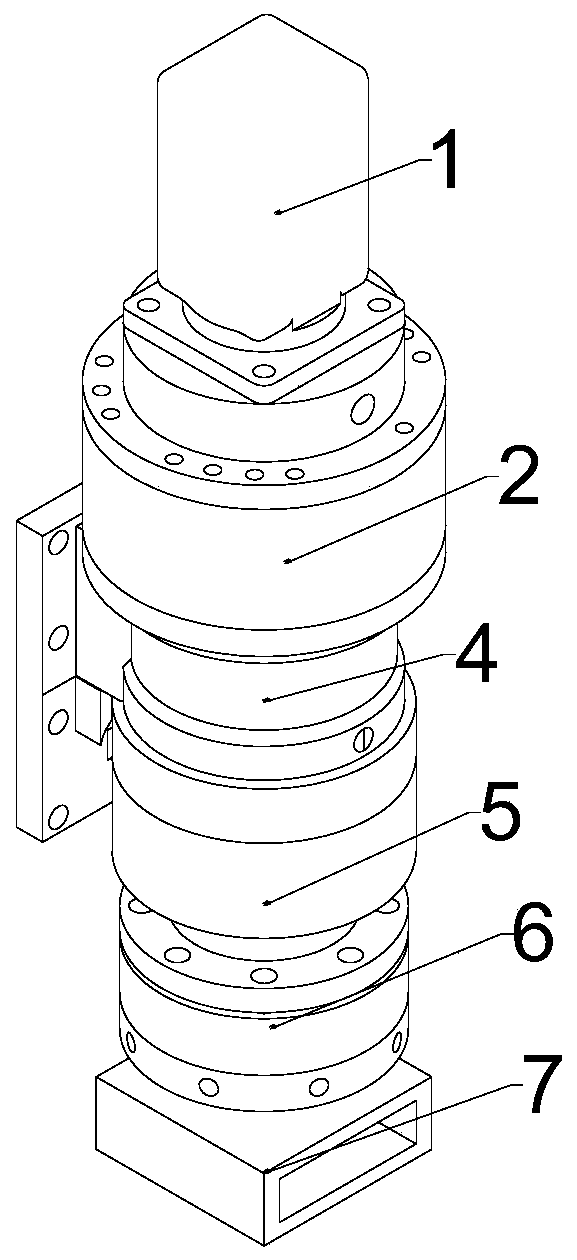 Power head for water well drilling rig