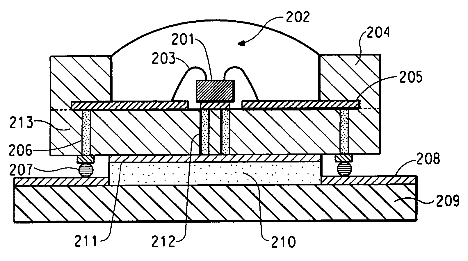 Low temperature co-fired ceramic (LTCC) tape compositions, light emitting diode (LED) modules, lighting devices and method of forming thereof