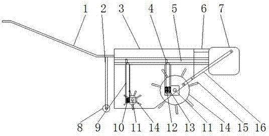 Agricultural clod crushing device