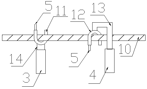 A transmission line ice melting device