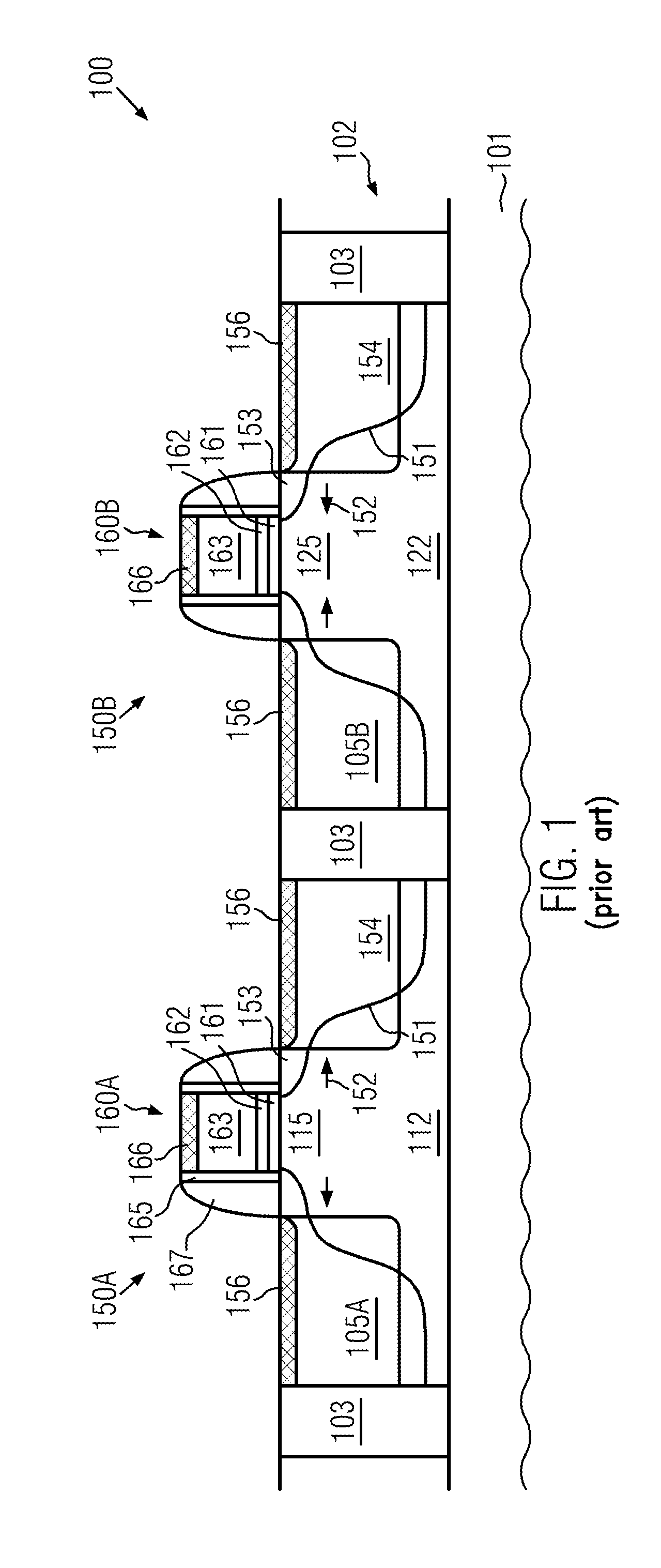 Transistor with embedded strain-inducing material formed in cavities formed in a silicon/germanium substrate