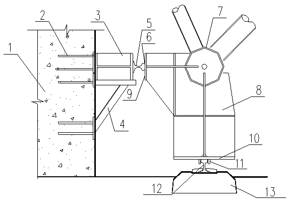 Double-track slip support structures for large-span net rack assembly bed-jig platform