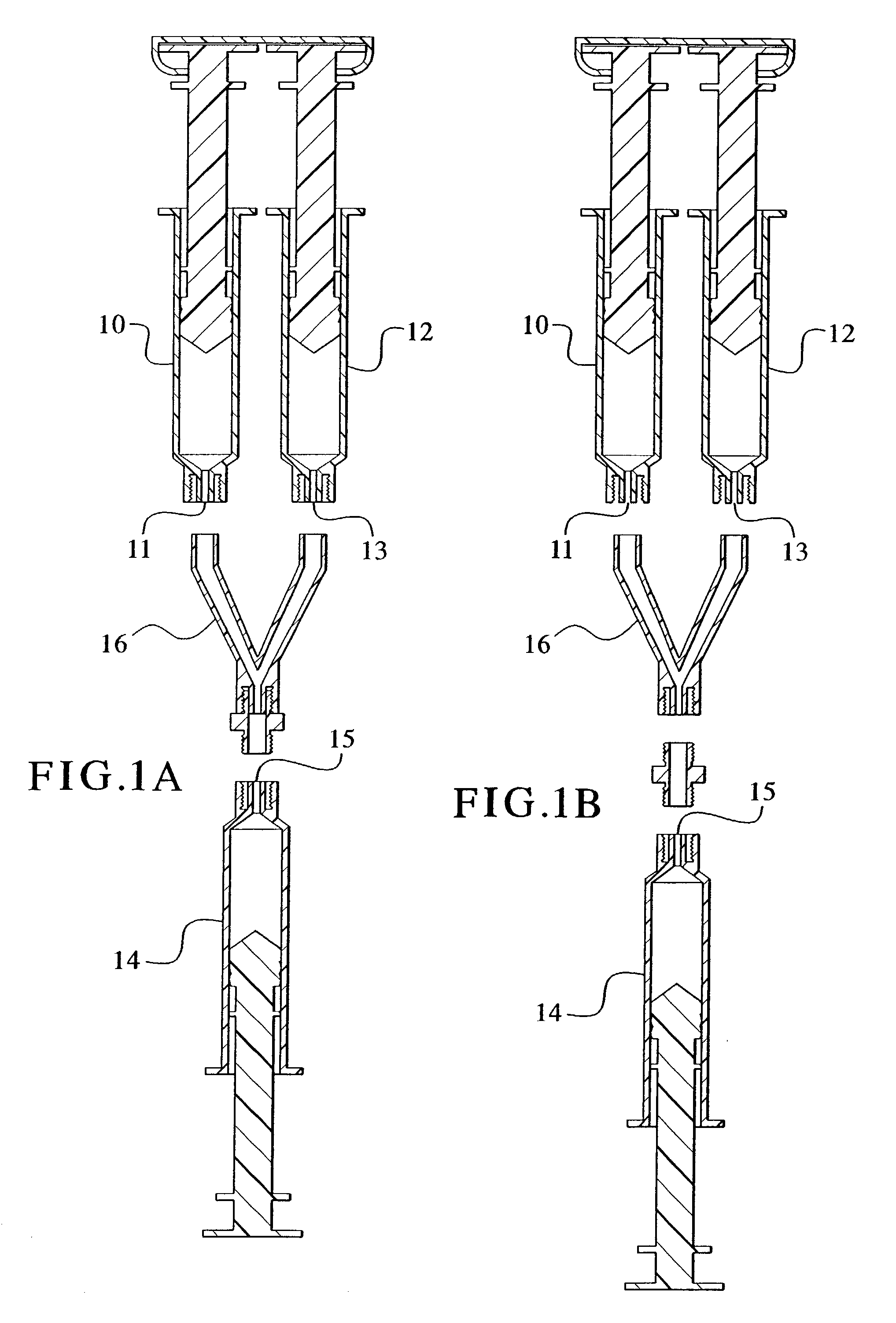 Devices and methods for mixing and extruding medically useful compositions