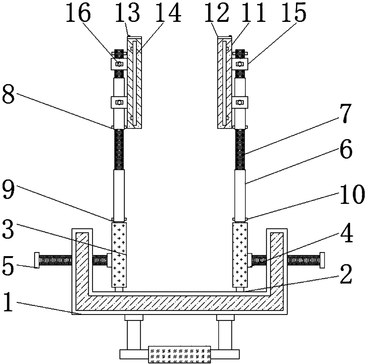 Glass cleaning device capable of being used in double-side way conveniently