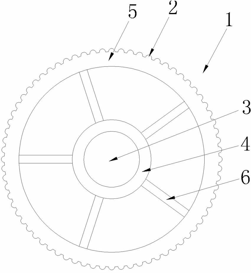 Cloth pressing wheel of computerized flat knitting machine