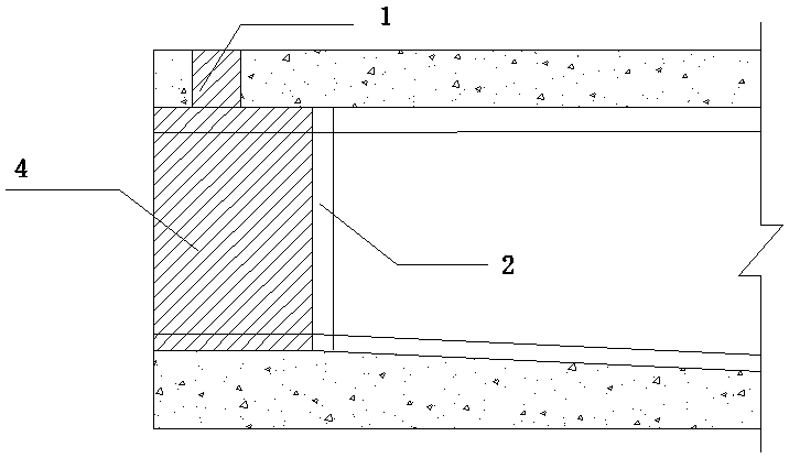 Assembly type simply-supported box girder end crossbeam structure